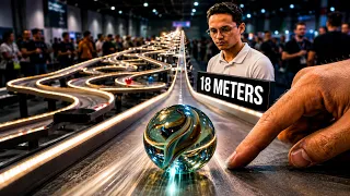 This Marble Race Track Has MONUMENTS and LIGHTS!