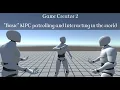 Game Creator 2 - Basic NPC Patrolling and Interacting in the world
