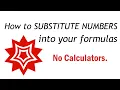 How to SUBSTITUTE NUMBERS into your formulas Simple physics in Wolfram Language Mathematica