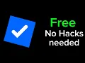 Roblox Free Verified mark NO EXPLOIT METHOD