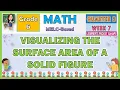 MATH 6 QUARTER 3 WEEK 7 VISUALIZING THE SURFACE AREA OF A SOLID FIGURE MELC-BASED