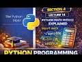 Python Math Module Explained - Lecture 14 Using Built-in Math Functions