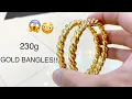 I MAKE SOLID 24K PURE GOLD BANGLES Gold Jewelry Making How it s made 4K