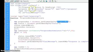 HTML5 Dynamic Progress bar with javascript By PDD