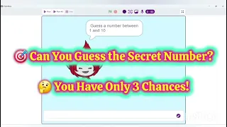 Number Guessing Game in PictoBlox Python Project for Beginners Jinex Academy