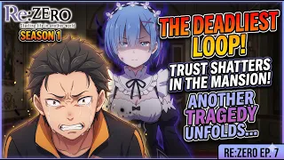 re zero s1 episode 7 explained in english subaru s painful restart zeroanime e