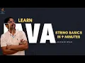 JAVA String Basics in less than 10 minutes ONESHOT