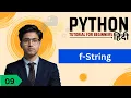 f-string in python python course in hindi 09