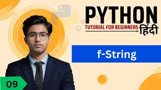 f-string in python python course in hindi 09