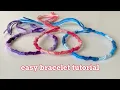 how to make easy bracelet string bracelet tutorial easy Chinese staircase bracelet pattern diy