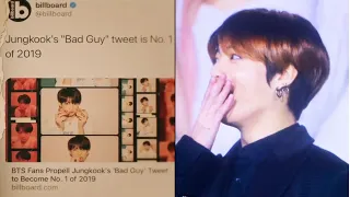 BTS IDOLS Reaction To Jungkooks Fan Made Ads In KBS Gayo Daechukje 2019 
