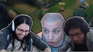 Imaqtpie And Shiphtur Finally Lost It | Tyler1's Reaction To Sneaky Lux Cosplay | LoL Moments