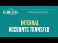 HZCU Online Banking Tutorial Internal Accounts Transfer
