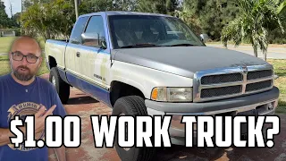 ⛵️ Our new work truck is a $1 Dodge RAM 1500  Ep. 635