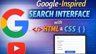 Google-Inspired Search Interface Built with HTML and CSS