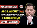 Download Lagu 🚨 ACHTUNG! Rente wird ab 28. August gekürzt – Diese 3 Fehler kosten Sie Tausende Euro!