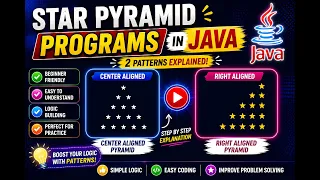 Star Pyramid Pattern Programs in Java in Tamil FAQ IT companies Interview Questions Series 2026