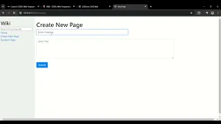 project1 - CS50 Web Programming with Python and JavaScript