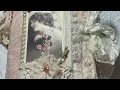 Shabby chic vintage ladies and Lace Journal craft and chat