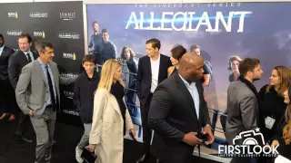 Bill Skarsgard arrives at The Divergent Series Allegiant Premiere