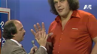 Hulk Hogan was in awe the first time he met Andre A E WWE Rivals Hulk Hogan vs Andre the Giant