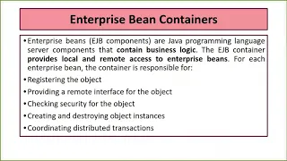 Enterprise Java Unit 4 Chapter 1 Part 2
