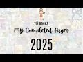 All my completed coloring pages in 2025 119 pages