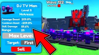 Download 😱OMG! 🔥 I FOUND NEW DJ T MAN GLITCH IN ENDLESS MODE 🥵 (Roblox) | Toilet Tower Defense Eps 71 Part 1 MP3