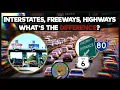 The Differences Between Interstates Freeways and Highways