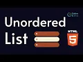 9 Creating Unordered Lists in HTML A Beginner s Tutorial HTML Tutorial for Beginners