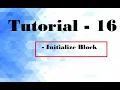Tutorial-16 by Singh Mam OOP Initialize Block Java tutorial for beginner in hindi