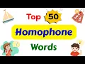 Homophones Words Homophones in English Homophones for Kids Same Sound Words Homophone