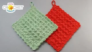A Pretty Simple Dishcloth - Crochet Quick Fix