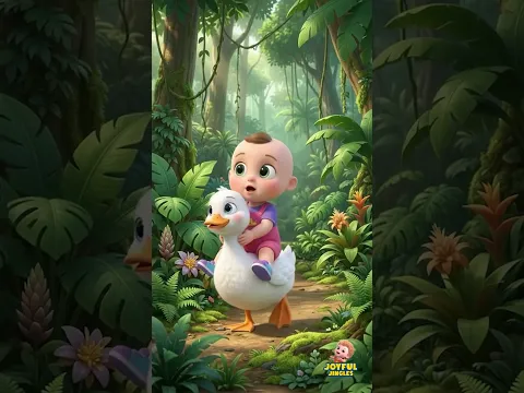 Five Little Color Ducks | Nursery Rhymes & Kids Song #shorts