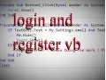 how to create a simple login and register in vb 2010