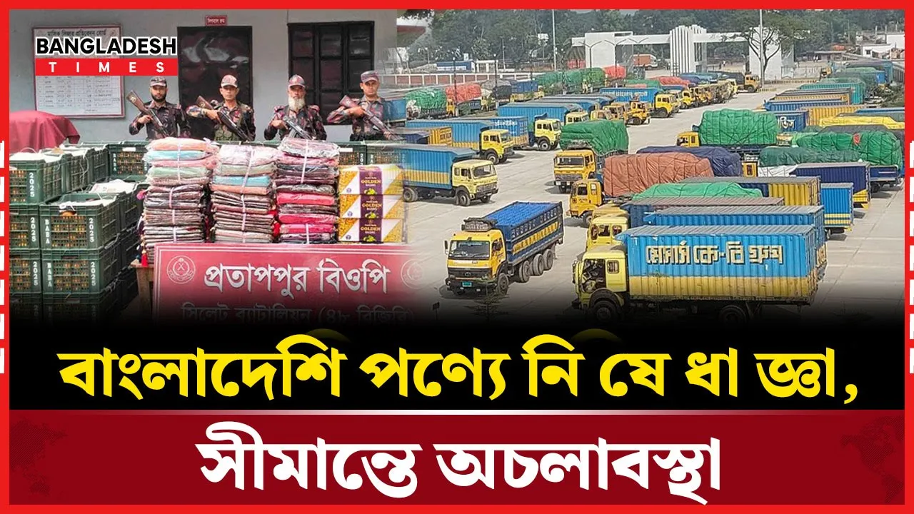 বাংলাদেশি পণ্যের নিষেধাজ্ঞায় সেভেন সিস্টার্সে হাহা কার