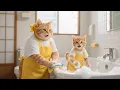 Download Lagu Ginger Kitten and Mama Cat Became Cleaners — Helping a Lonely Grandma Tidy Her Home 🐱🧹