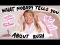 SORORITY RUSH WHAT NOBODY TELLS YOU From a Sorority Dropout greek rank dropping cost etc