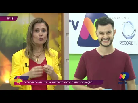 Cachorro viraliza na internet após 'furto'' de ração