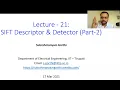L21 - Scale Invariant Feature Transform SIFT