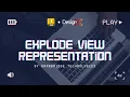 Exploded View Representation - DesignX for Autodesk Inventor Professional
