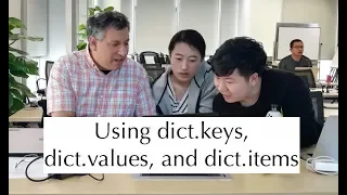 Python standard library dict keys dict values and dict items