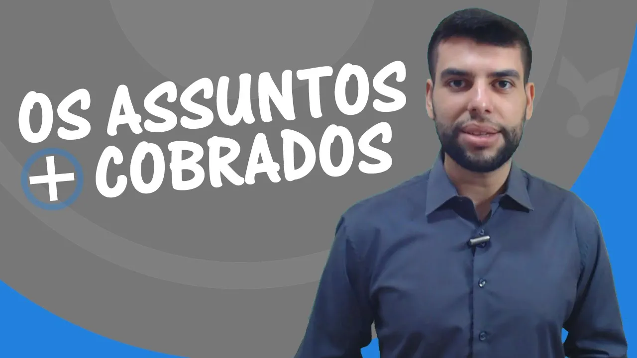 MATEMÁTICA VUNESP - OS ASSUNTOS MAIS COBRADOS