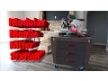 Mobile Miter Saw Station with Fold Down Extensions