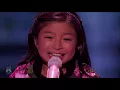 Celine Tam: A Cute Little Girl But When She Opens Her Mouth WOW!! | America's Got Talent 2017