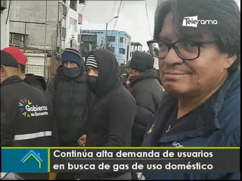 Continúa alta demanda de usuarios en busca del gas de uso doméstico