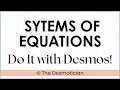 Solving Systems of Equations by Graphing Using the Desmos Calculator