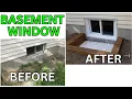 Basement Window Installation - Concrete Cutting and Window Well