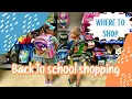 BACK TO SCHOOL SHOPPING WHERE TO SHOP FOR LOW COST GOOD QUALITY SCHOOL SUPPLIES