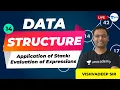 Application of Stack Evaluation of Expressions Data Structures Lec 14 GATE Exam